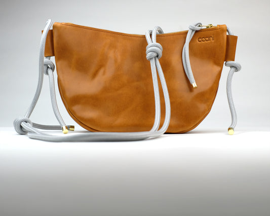 Umhängetasche 'Lua' (Cognac)