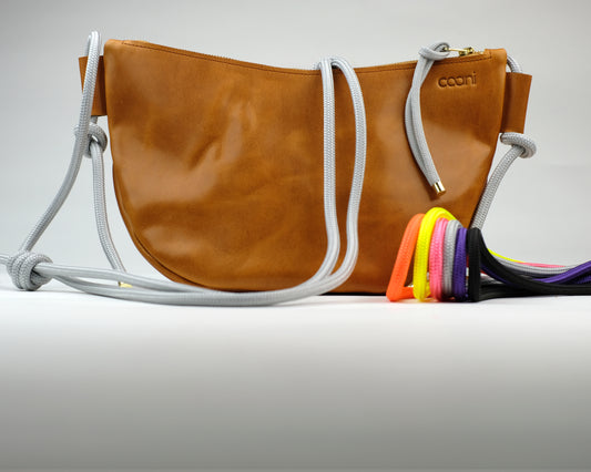 Umhängetasche 'Lua' (Cognac)