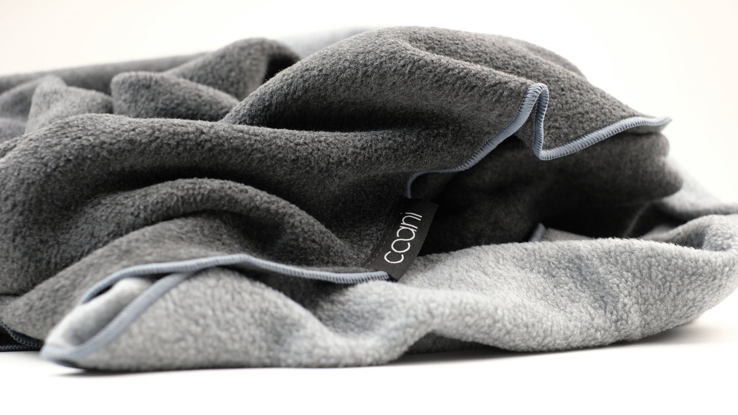 Fleeceschal 'Mari' (Anthrazitmelange/Graumelange)