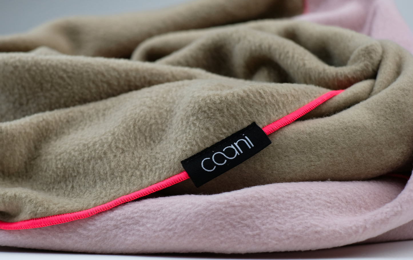 Fleeceschal 'Mari' (Beige/Rosé)