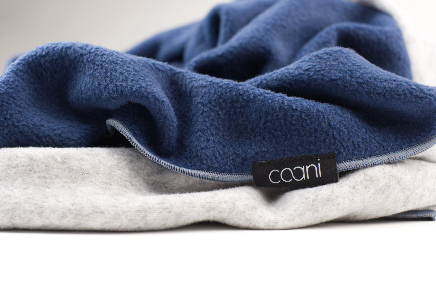 Fleeceschal 'Mari' (Blau/Hellgrau)