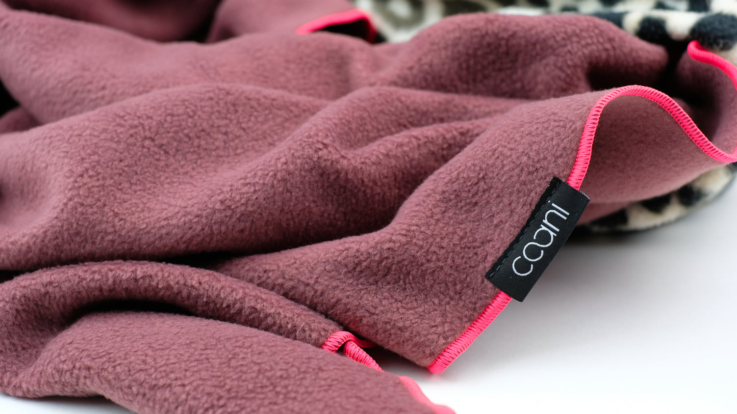 Fleeceschal 'Mari' (Heide/Leo)