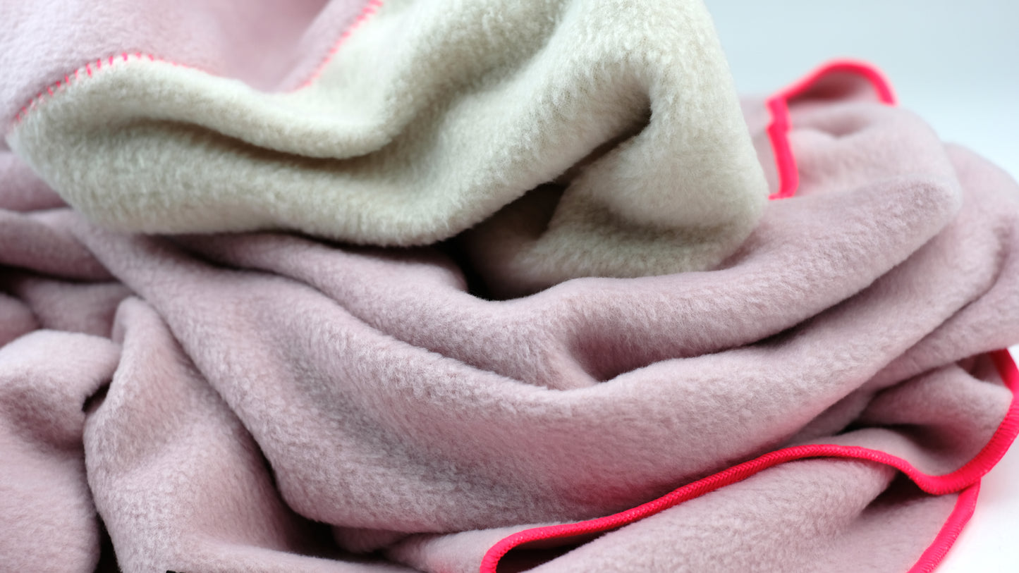 Fleeceschal 'Mari' (Rosé/Sand)