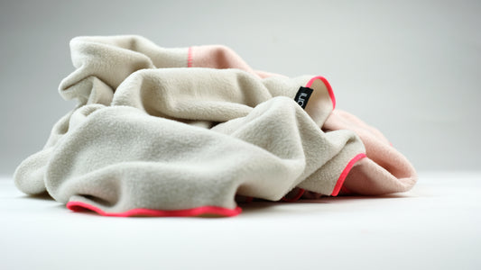 Fleeceschal 'Mari' (Sand/Puder)