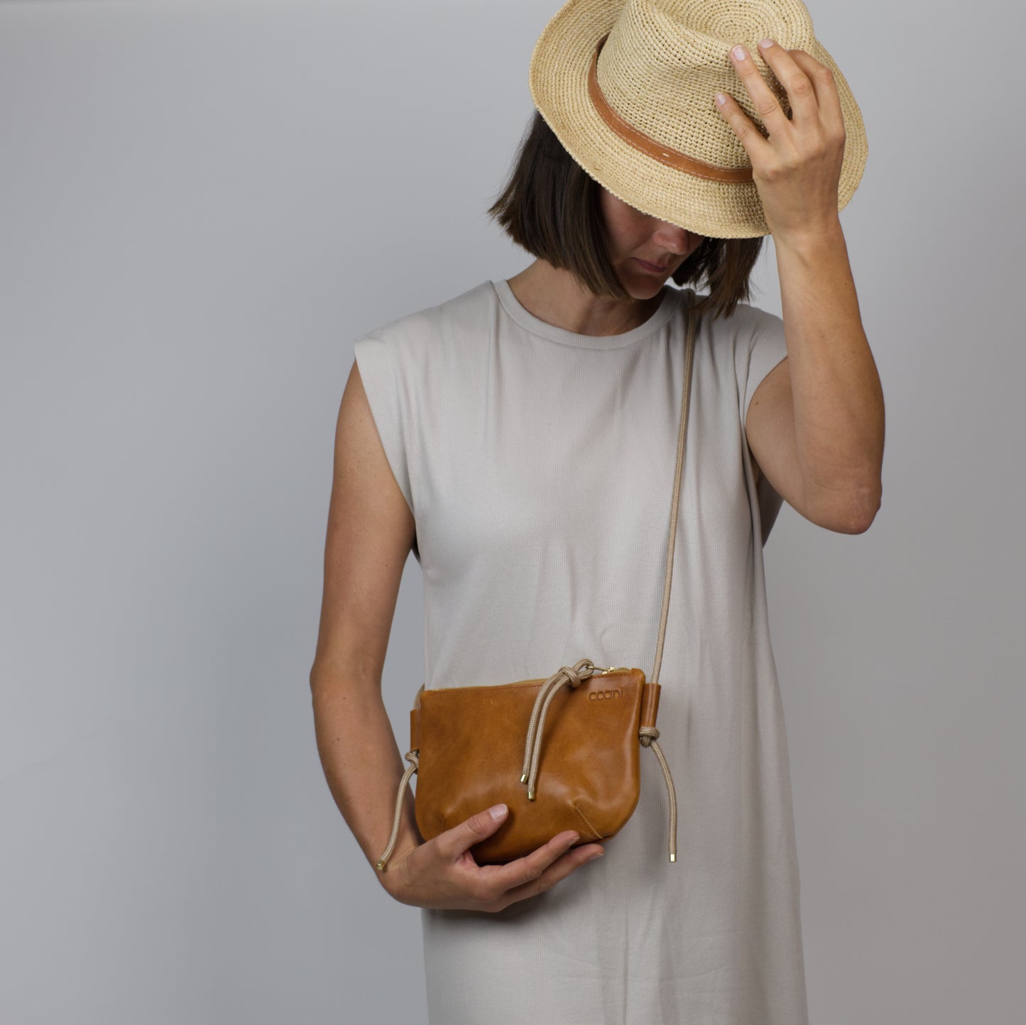 Umhängetasche 'Tami' (Cognac)