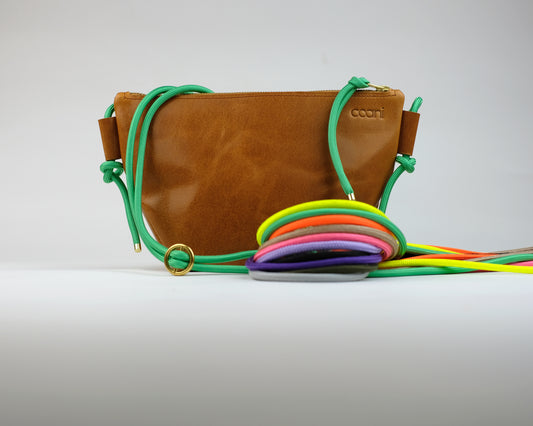 Umhängetasche 'Suri' (Cognac)