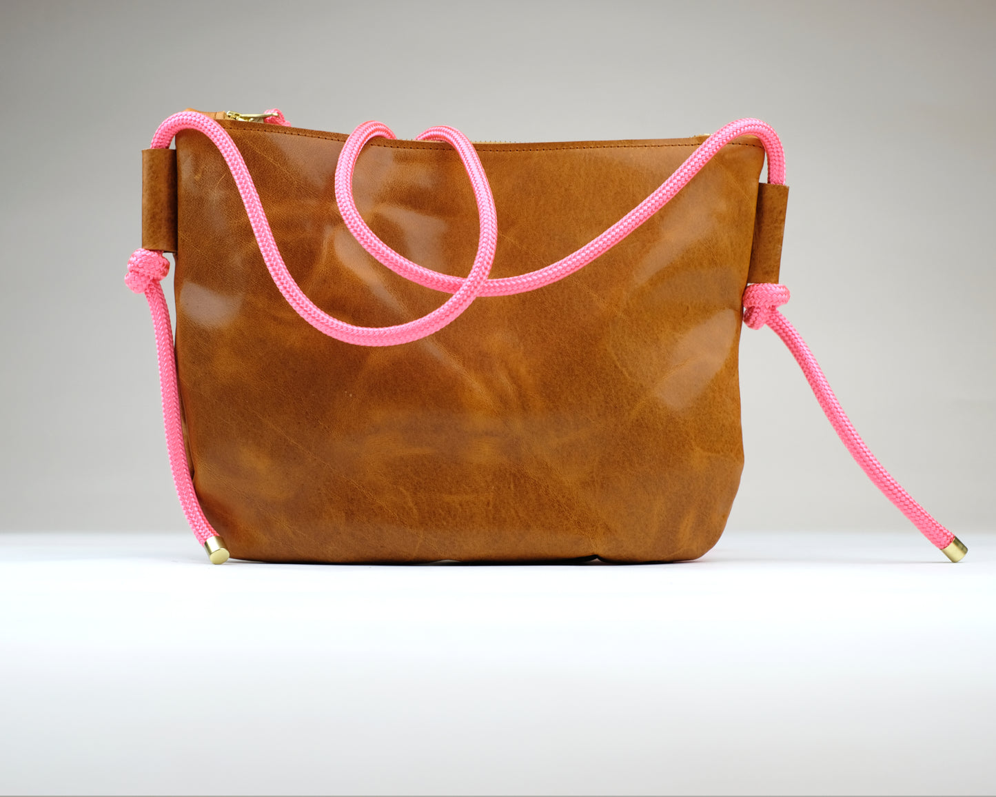 Umhängetasche 'Tami' XXL (Cognac)