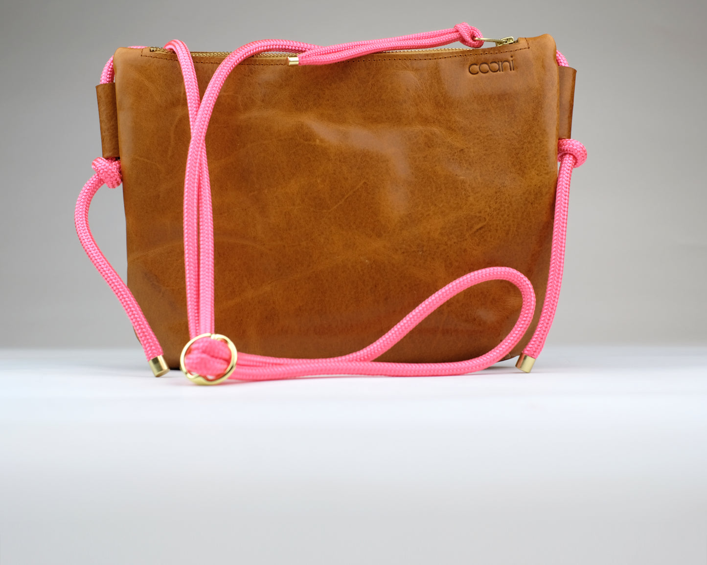 Umhängetasche 'Tami' XXL (Cognac)