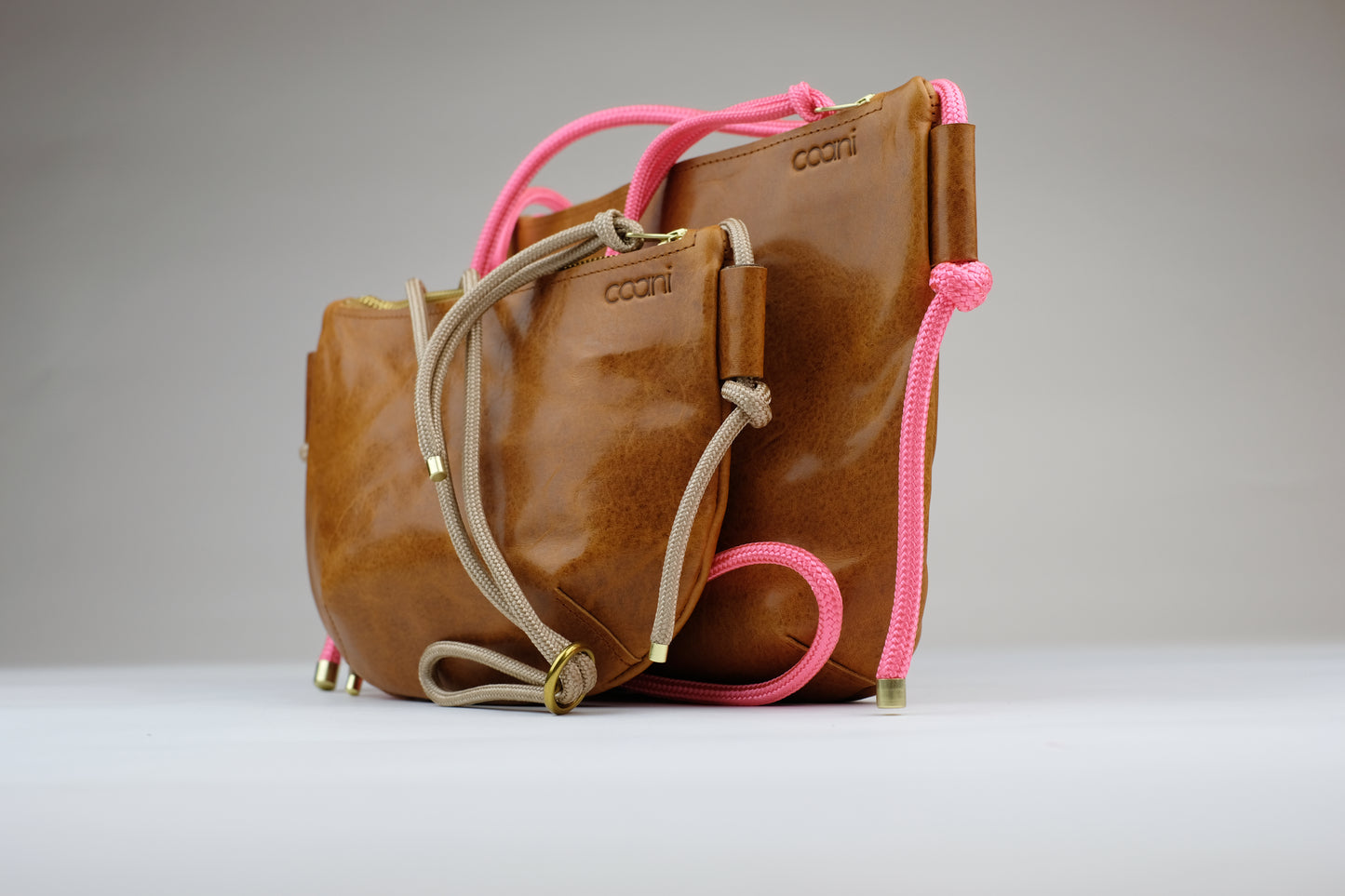 Umhängetasche 'Tami' XXL (Cognac)