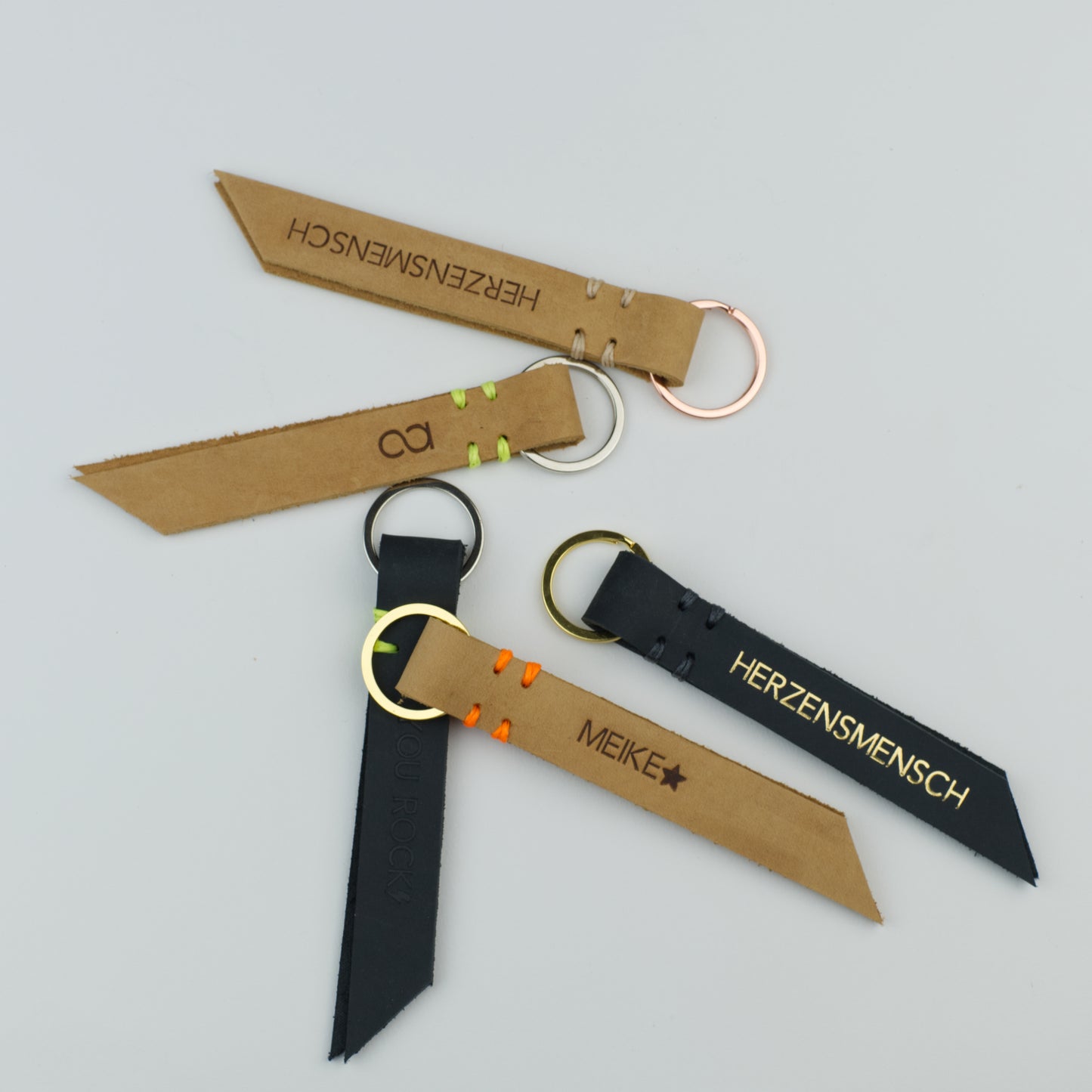 Schlüsselanhänger 'Lumi' in Natur