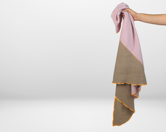 Fleeceschal 'Mari' (Rosè/Beige)