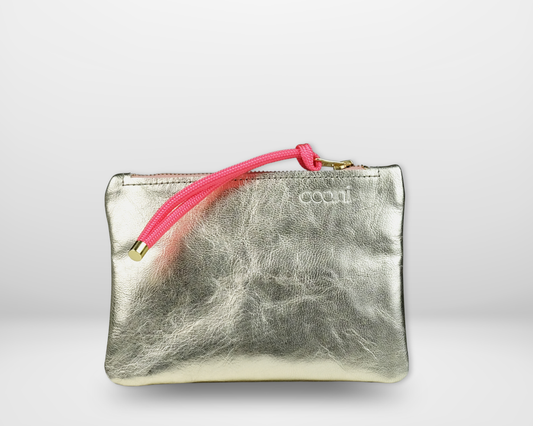 Kosmetiktasche 'AMI' (Gold metallic)