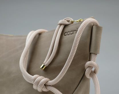 Umhängetasche 'Yuki' in Beige