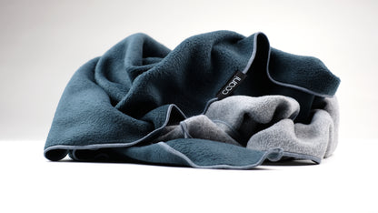 Fleeceschal 'Mari' (Navy/Graumelange)