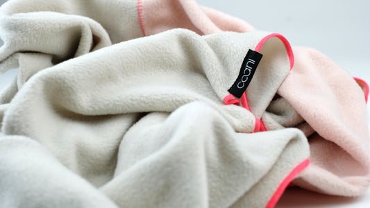 Fleeceschal 'Mari' (Sand/Puder)