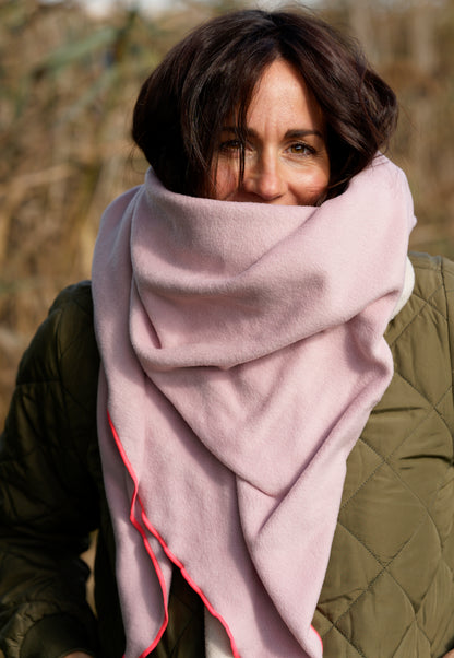 Fleeceschal 'Mari' (Rosé/Sand)