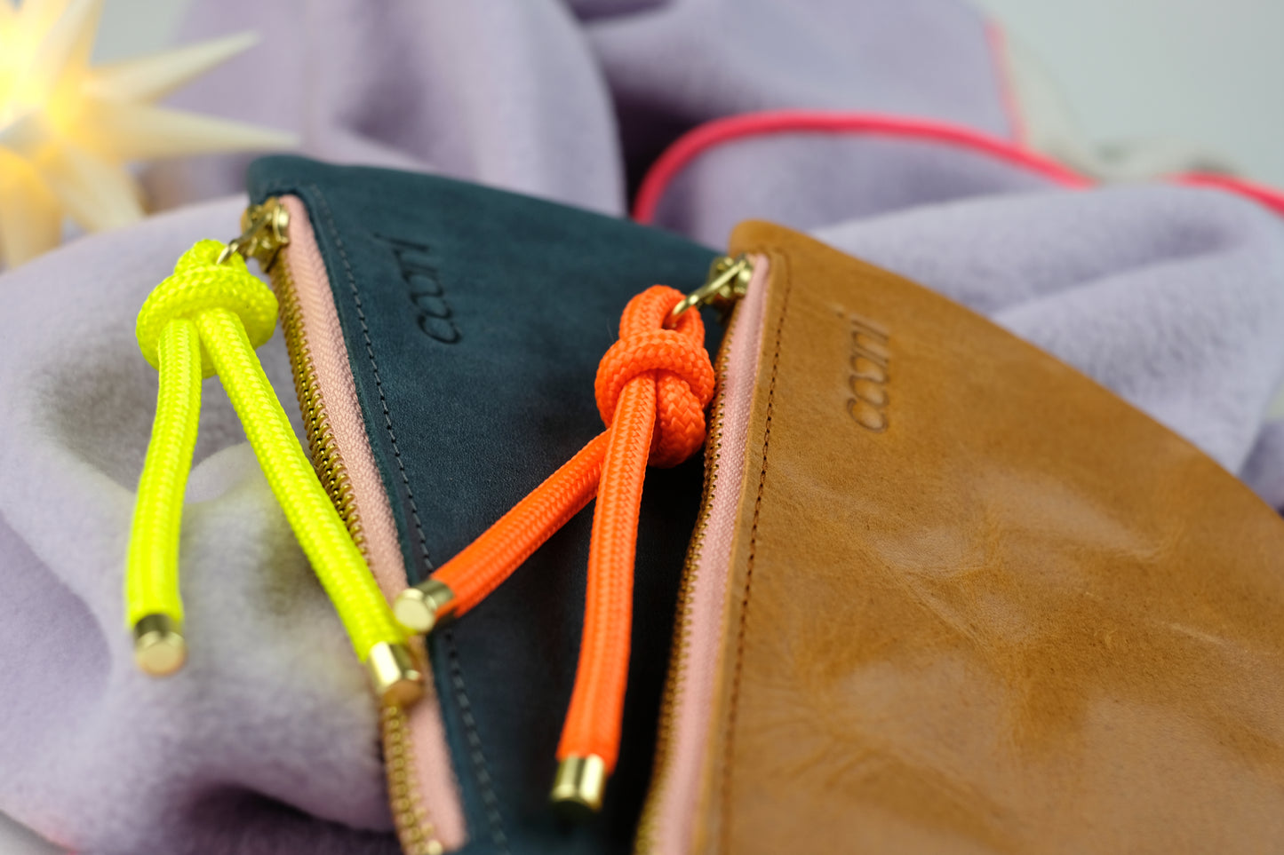 Pouch 'Tori' in cognac
