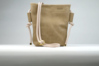 Umhängetasche 'Tia' in Beige