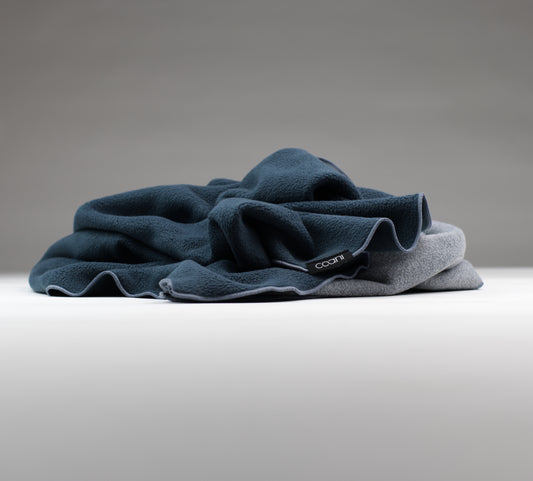 Schal 'Mari' in Navy/Graumelange